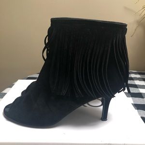 Fringe Faux Suede Boot